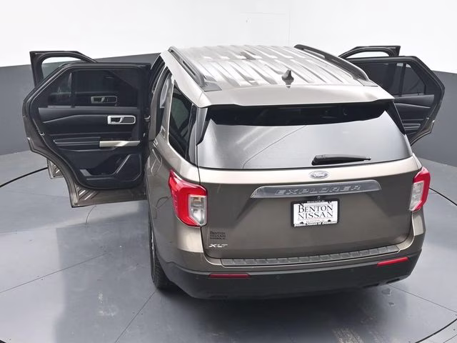 2021 Stone Gray Metallic Ford Explorer XLT RWD SUV