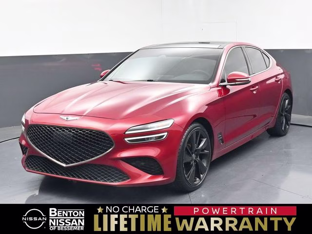 2022 Havana Red Genesis G70 3.3T RWD Sedan