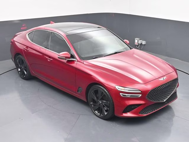 2022 Havana Red Genesis G70 3.3T RWD Sedan
