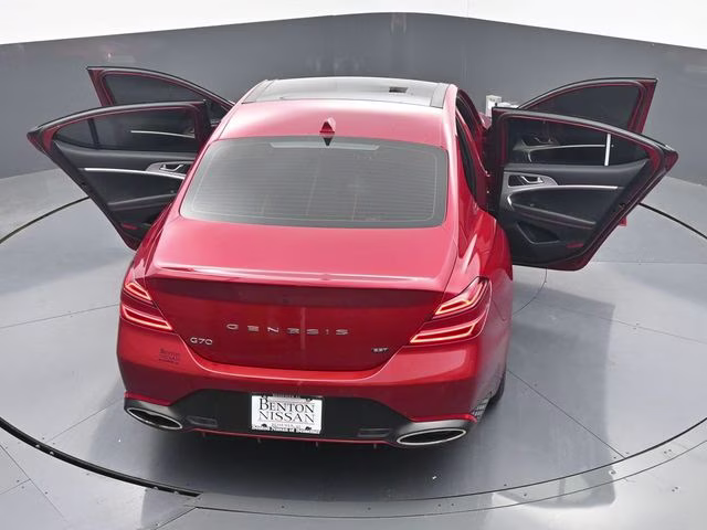 2022 Havana Red Genesis G70 3.3T RWD Sedan