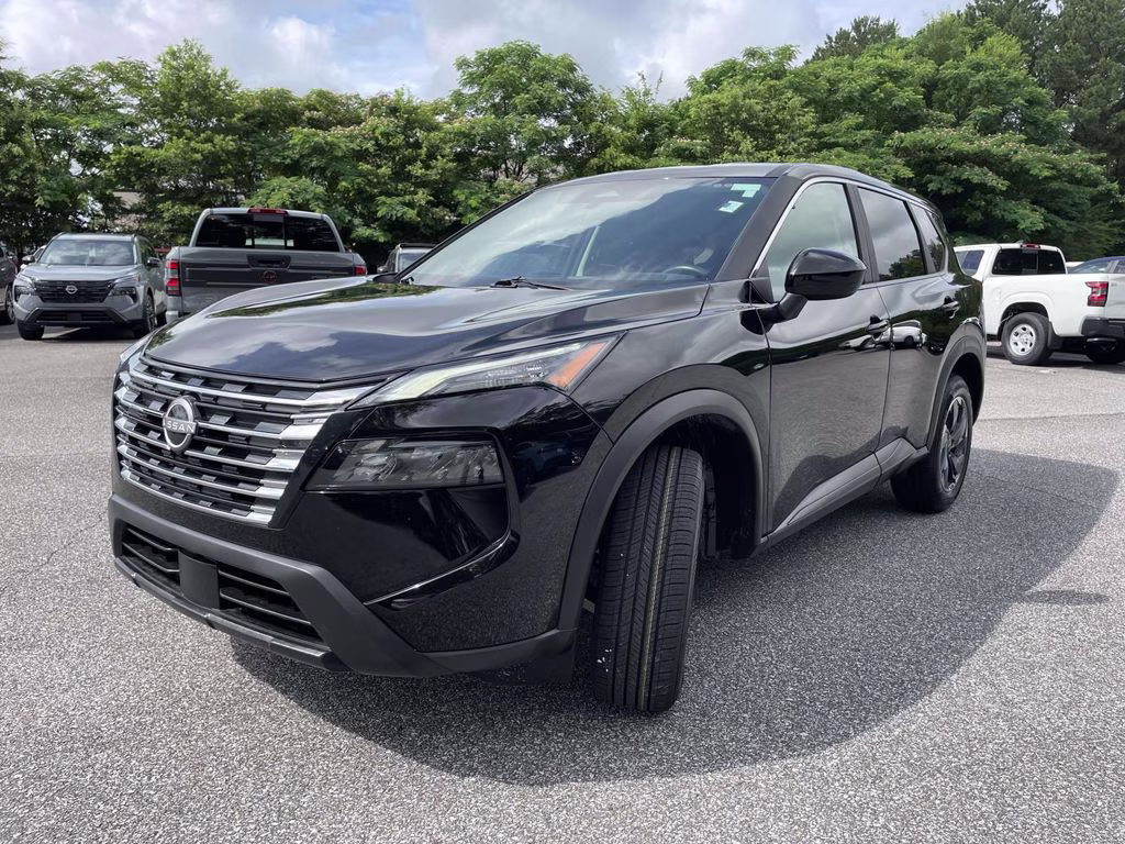 2025 Super Black Nissan Rogue SV FWD SUV