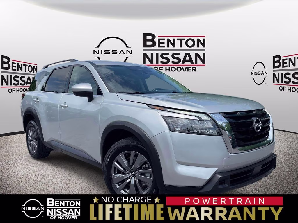 2025 Brilliant Silver Metallic Nissan Pathfinder SV 4X4 SUV