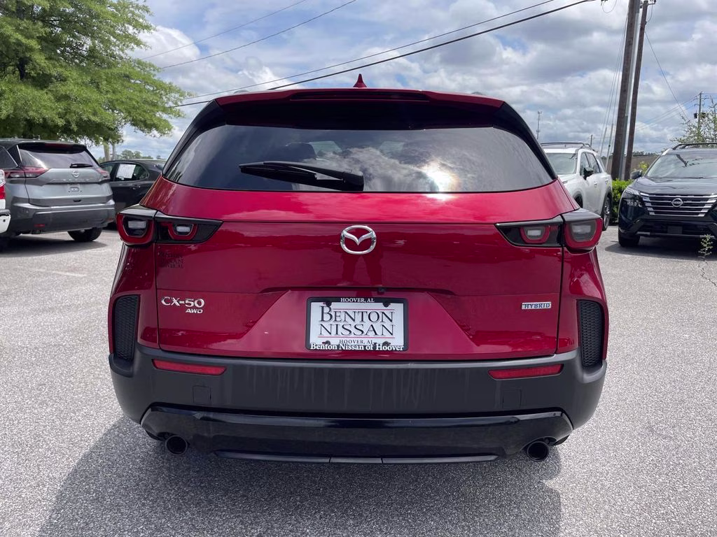 2025 Soul Red Crystal Metallic Mazda CX-50 Hybrid Premium AWD SUV