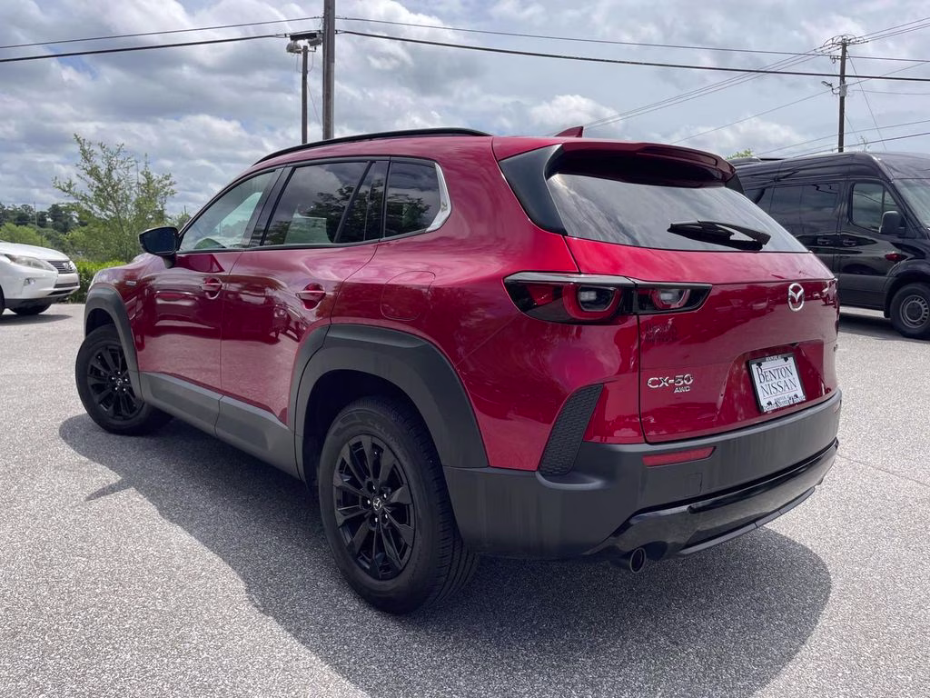 2025 Soul Red Crystal Metallic Mazda CX-50 Hybrid Premium AWD SUV