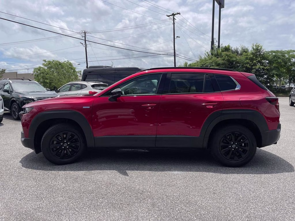 2025 Soul Red Crystal Metallic Mazda CX-50 Hybrid Premium AWD SUV