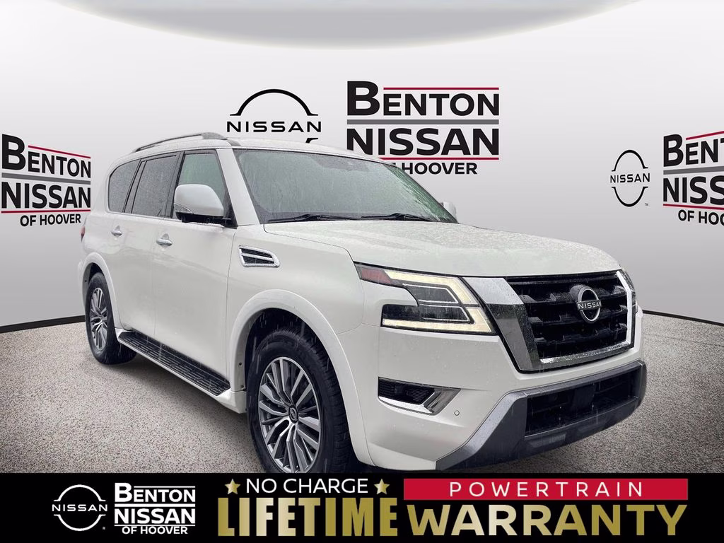 2023 Aspen White Tricoat Nissan Armada SL RWD SUV