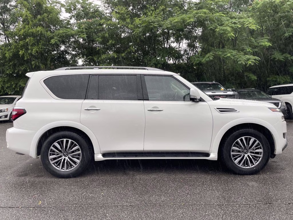 2023 Aspen White Tricoat Nissan Armada SL RWD SUV