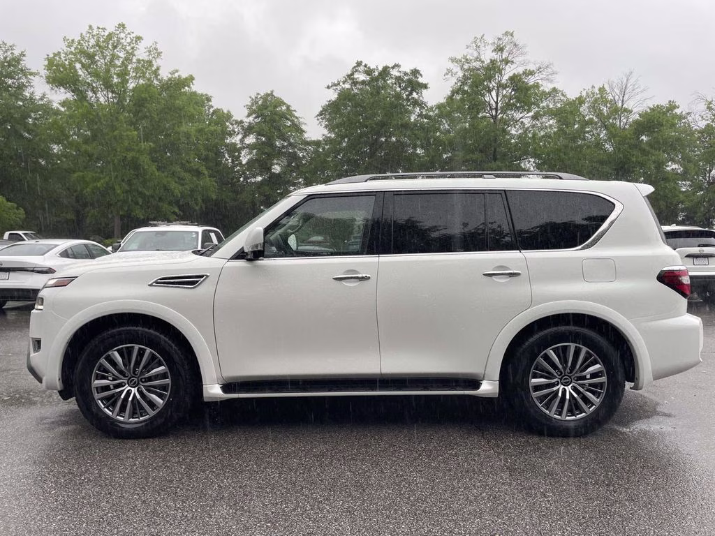 2023 Aspen White Tricoat Nissan Armada SL RWD SUV