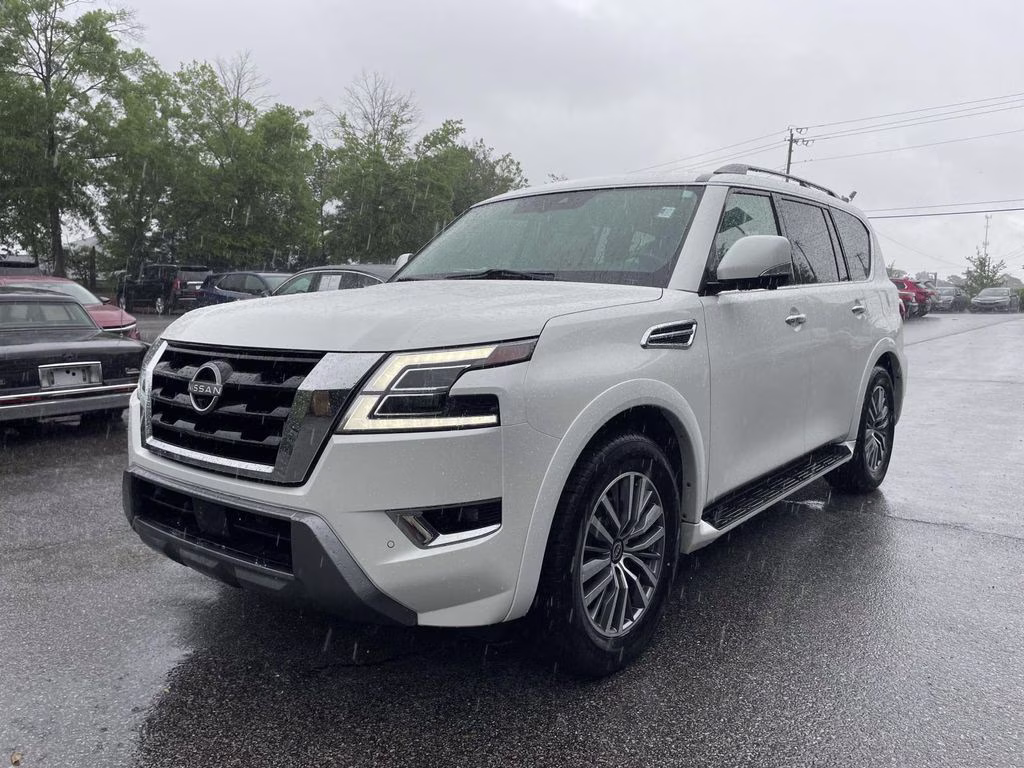 2023 Aspen White Tricoat Nissan Armada SL RWD SUV