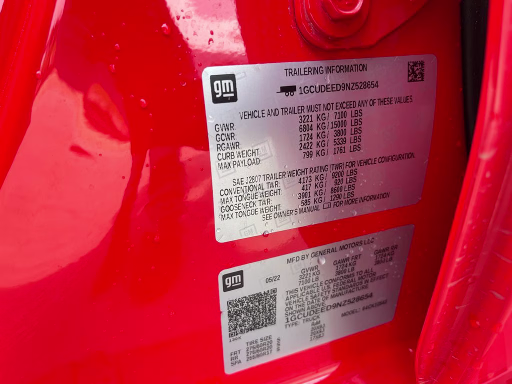 2022 Red Hot Chevrolet Silverado 1500 RST 4X4 Truck