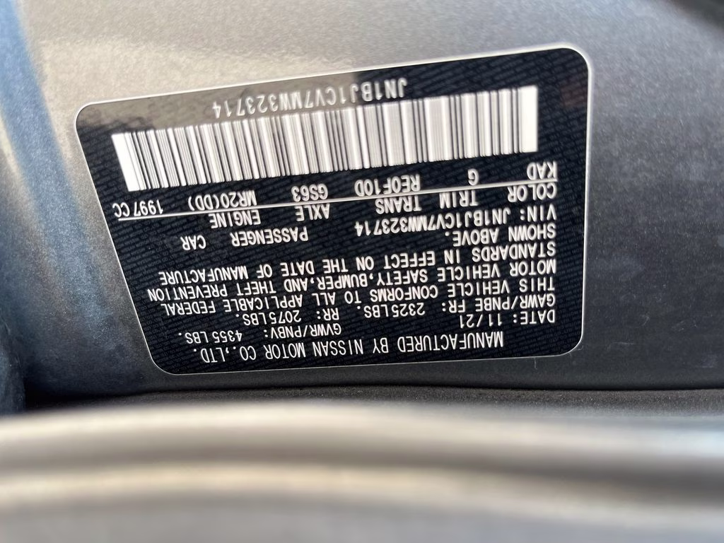 2021 Gun Metallic Nissan Rogue Sport SL FWD SUV