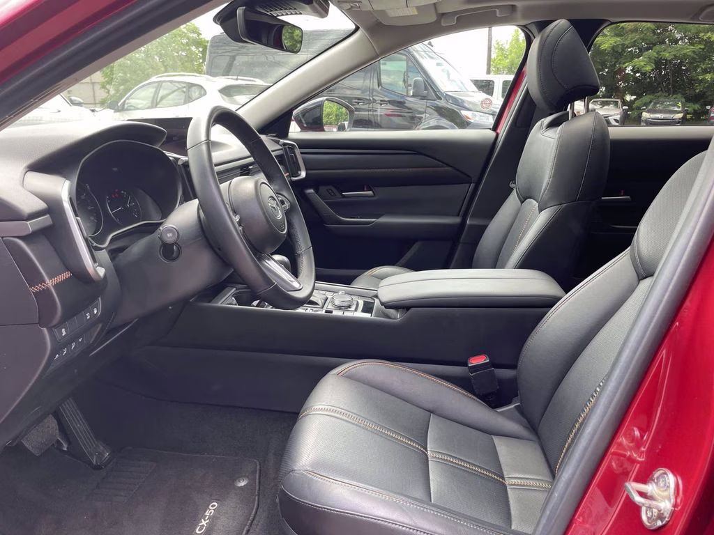 2025 Soul Red Crystal Metallic Mazda CX-50 Hybrid Premium AWD SUV