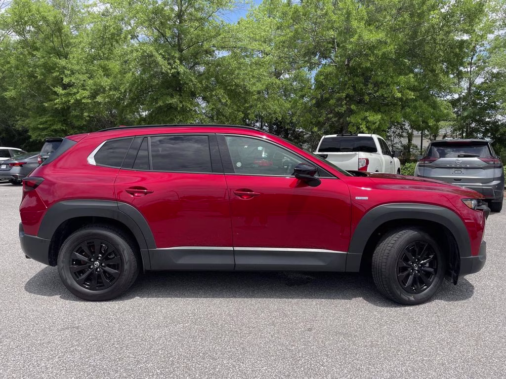 2025 Soul Red Crystal Metallic Mazda CX-50 Hybrid Premium AWD SUV