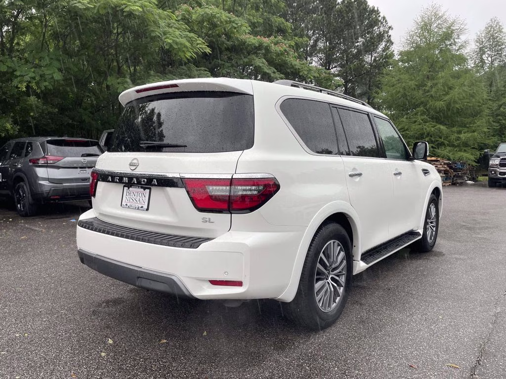 2023 Aspen White Tricoat Nissan Armada SL RWD SUV
