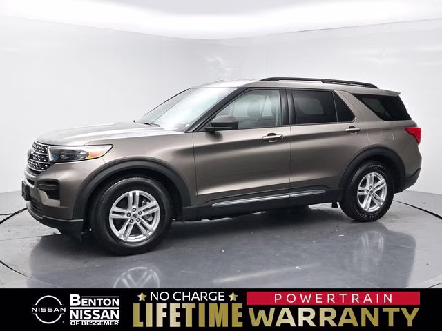 2021 Stone Gray Metallic Ford Explorer XLT RWD SUV