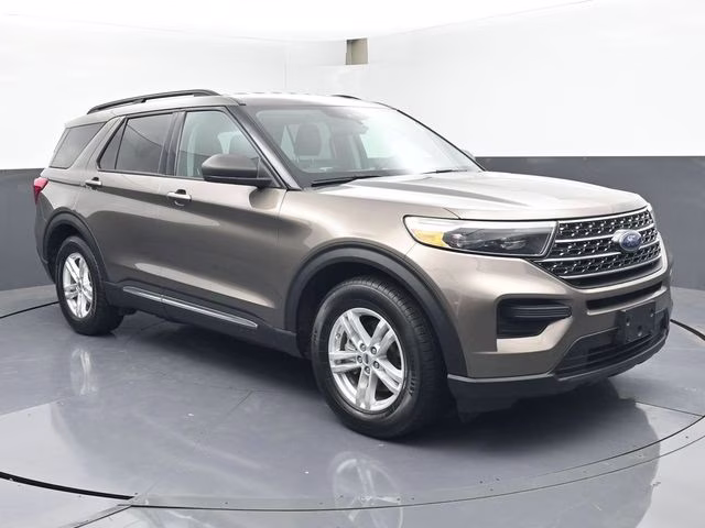 2021 Stone Gray Metallic Ford Explorer XLT RWD SUV