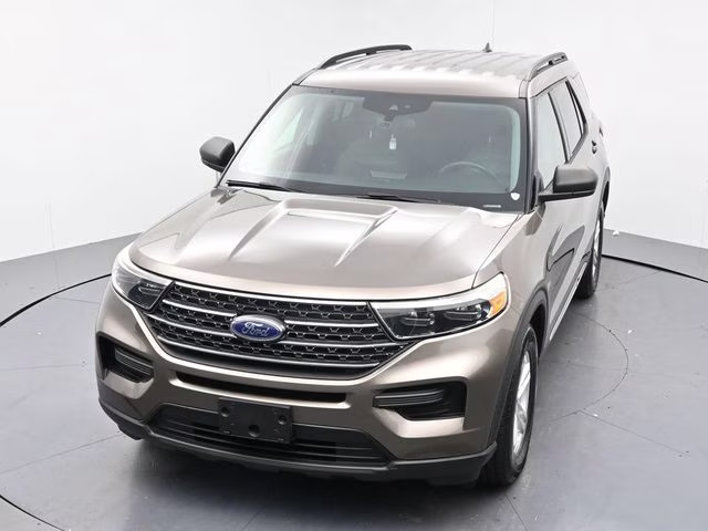 2021 Stone Gray Metallic Ford Explorer XLT RWD SUV