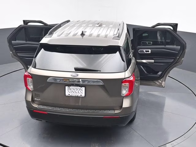 2021 Stone Gray Metallic Ford Explorer XLT RWD SUV