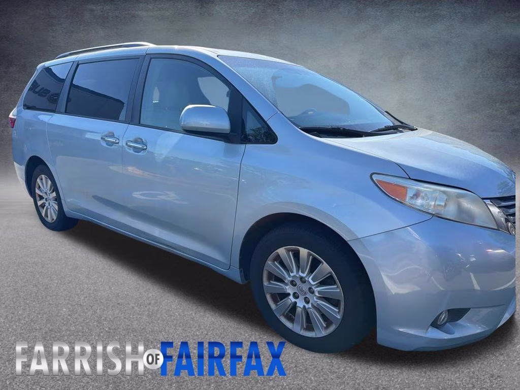 2015 Sky Blue Pearl Toyota Sienna XLE Premium AWD Van