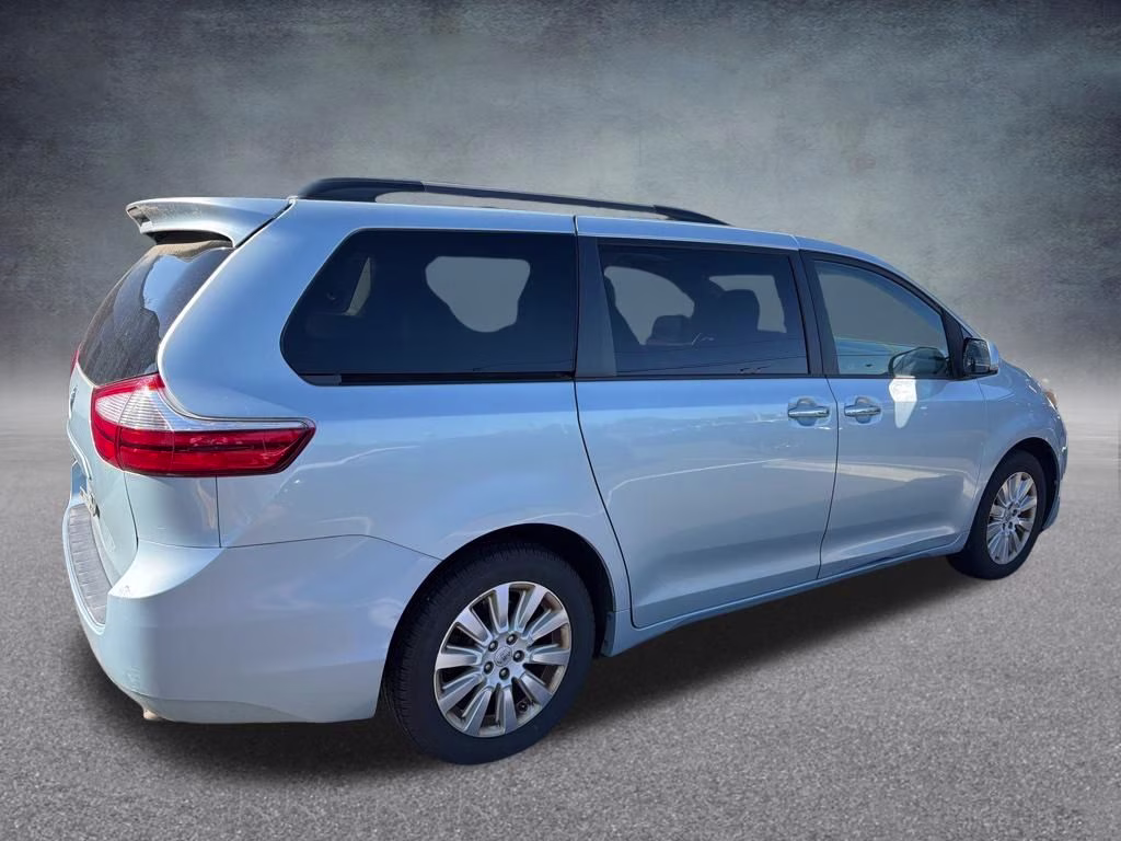 2015 Sky Blue Pearl Toyota Sienna XLE Premium AWD Van