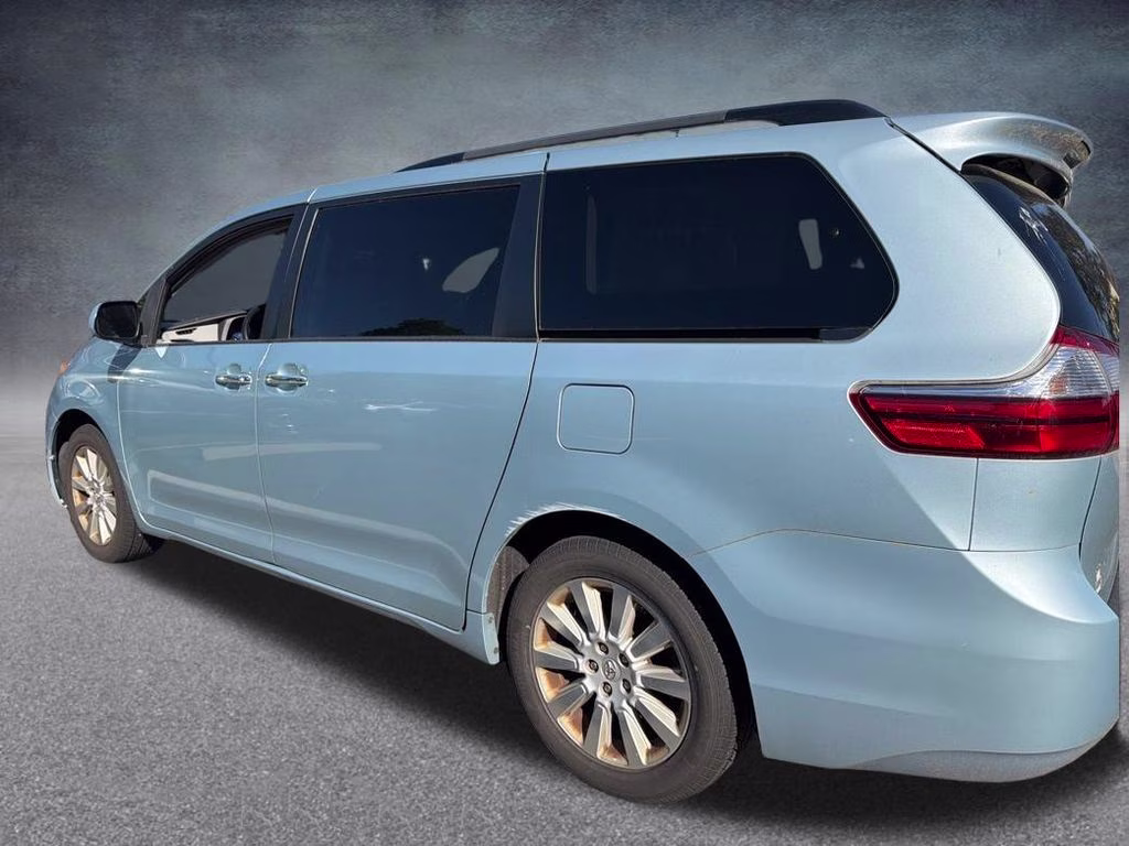 2015 Sky Blue Pearl Toyota Sienna XLE Premium AWD Van