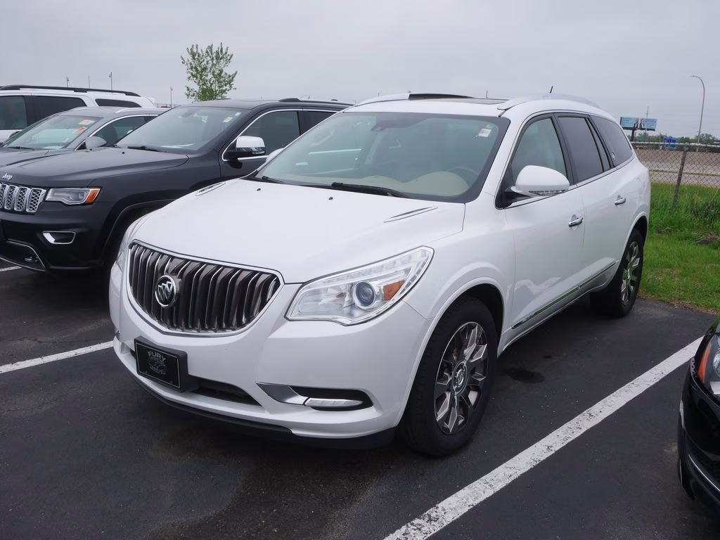 2016 White Frost Tricoat Buick Enclave Premium Group AWD SUV
