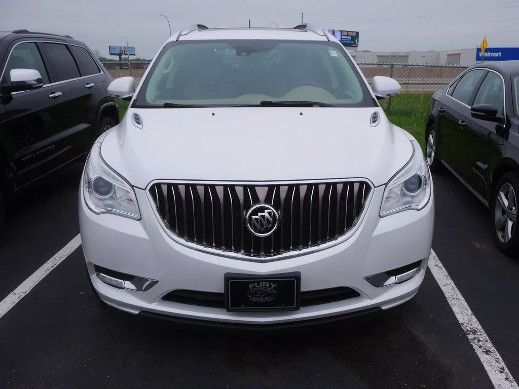 2016 White Frost Tricoat Buick Enclave Premium Group AWD SUV