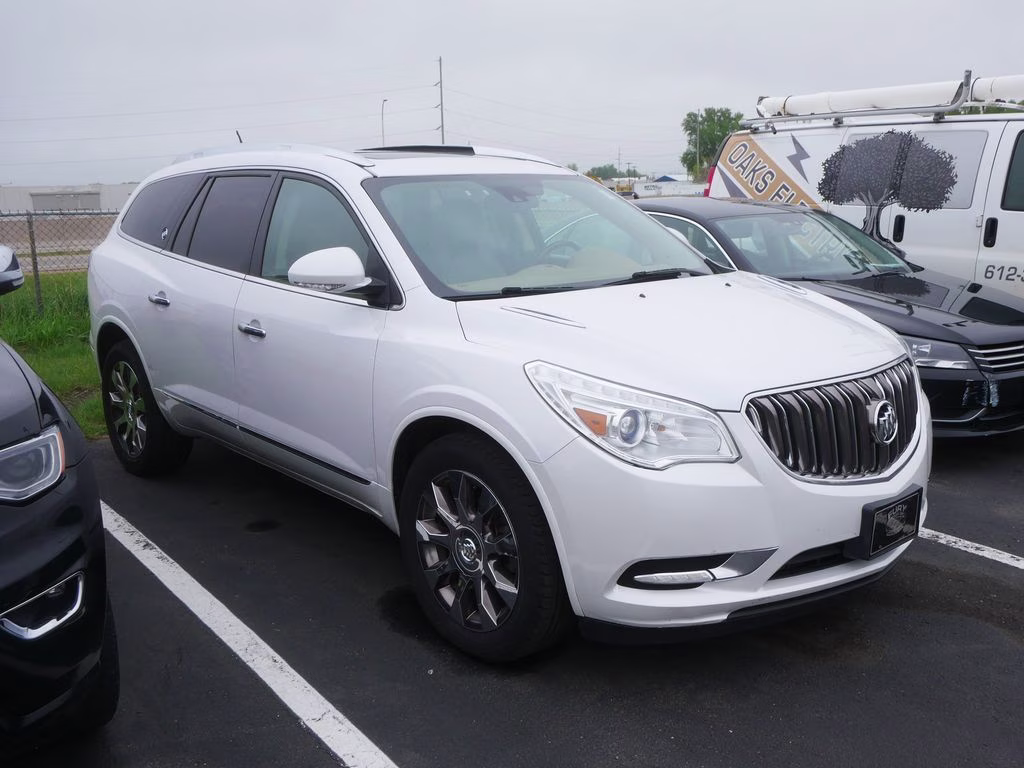 2016 White Frost Tricoat Buick Enclave Premium Group AWD SUV