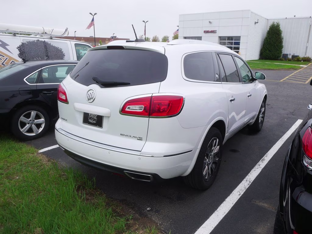 2016 White Frost Tricoat Buick Enclave Premium Group AWD SUV