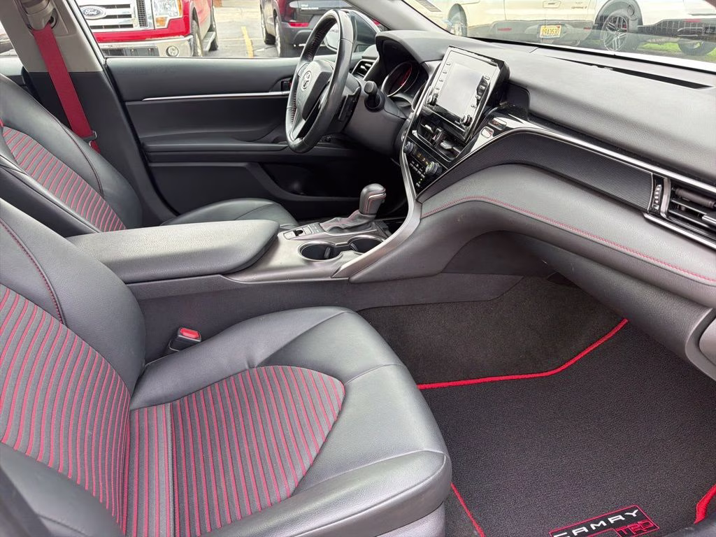 2021 Midnight Black Metallic Toyota Camry TRD V6 FWD Sedan