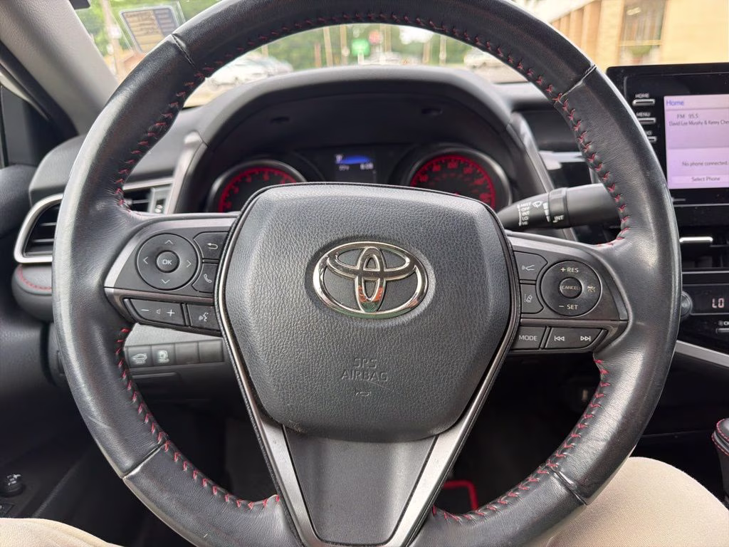 2021 Midnight Black Metallic Toyota Camry TRD V6 FWD Sedan