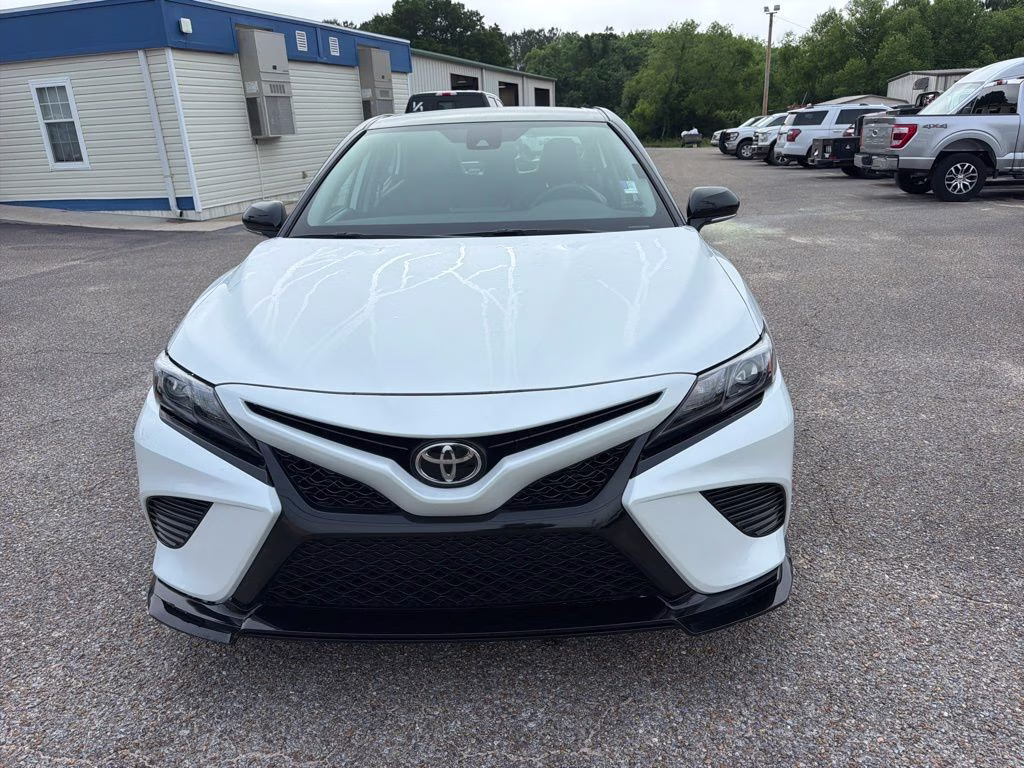 2021 Midnight Black Metallic Toyota Camry TRD V6 FWD Sedan