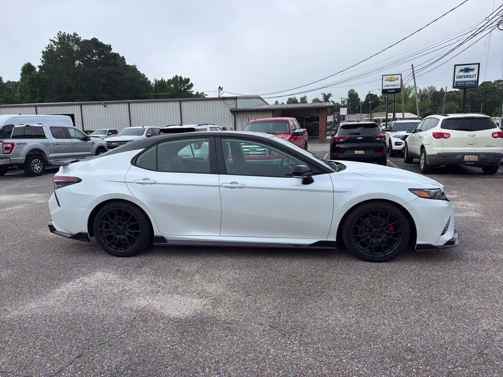 2021 Midnight Black Metallic Toyota Camry TRD V6 FWD Sedan