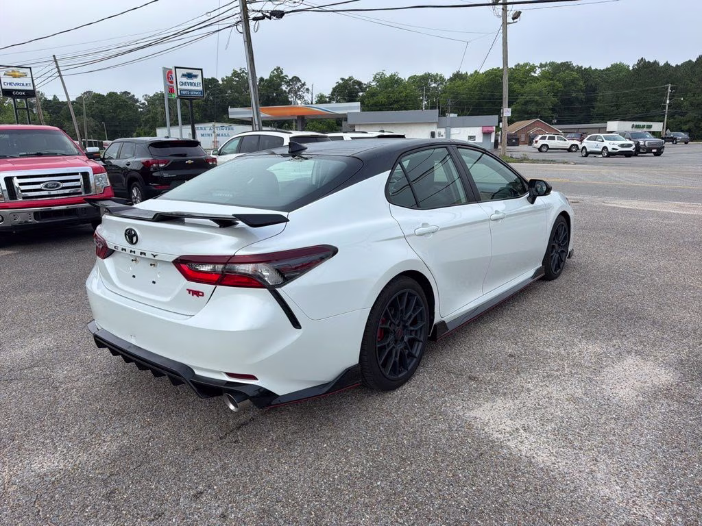 2021 Midnight Black Metallic Toyota Camry TRD V6 FWD Sedan