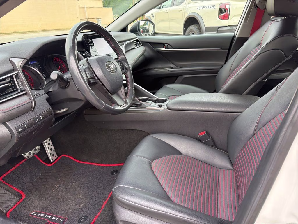 2021 Midnight Black Metallic Toyota Camry TRD V6 FWD Sedan
