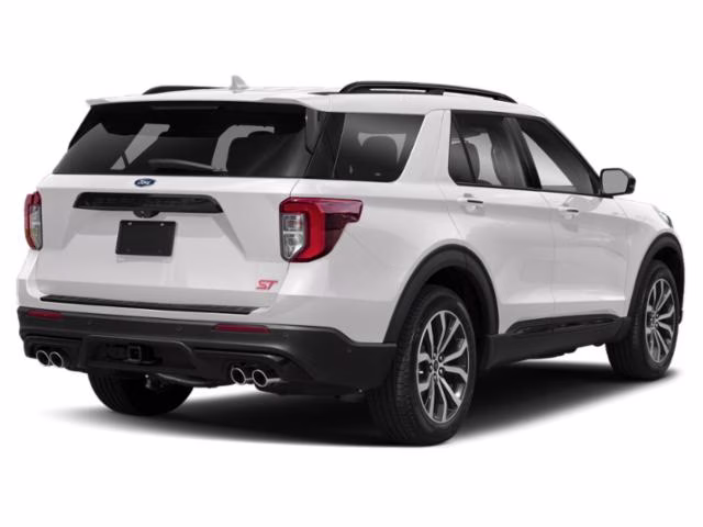 2022 White Ford Explorer ST 4X4 SUV