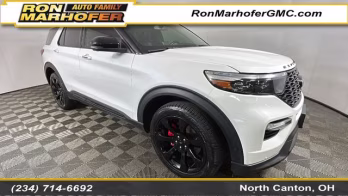 2022 White Metallic Ford Explorer ST 4X4 SUV