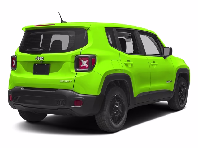 2017 Hypergreen Clearcoat Jeep Renegade Sport 4X4 SUV