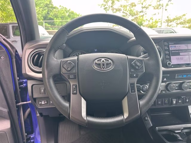 2022 Blue Toyota Tacoma 4WD SR5 Double Cab Long Bed V6 6AT 4WD 4X4 Truck