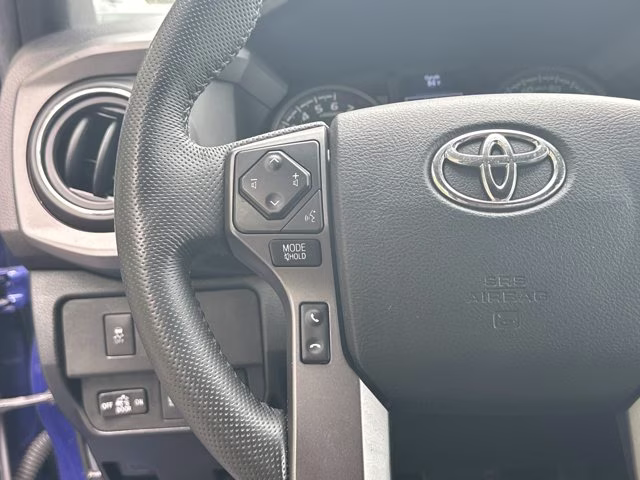 2022 Blue Toyota Tacoma 4WD SR5 Double Cab Long Bed V6 6AT 4WD 4X4 Truck