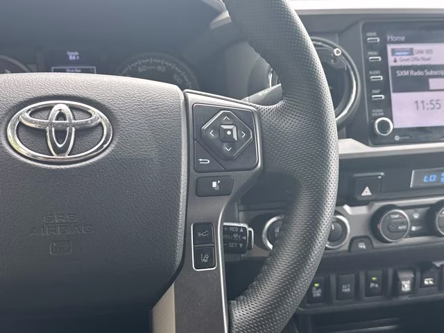 2022 Blue Toyota Tacoma 4WD SR5 Double Cab Long Bed V6 6AT 4WD 4X4 Truck