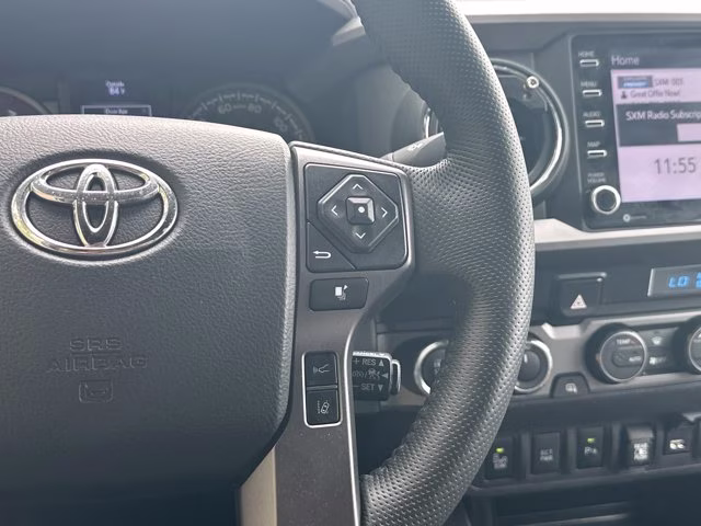 2022 Blue Toyota Tacoma 4WD SR5 Double Cab Long Bed V6 6AT 4WD 4X4 Truck