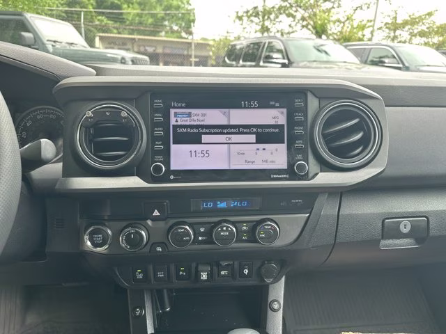 2022 Blue Toyota Tacoma 4WD SR5 Double Cab Long Bed V6 6AT 4WD 4X4 Truck