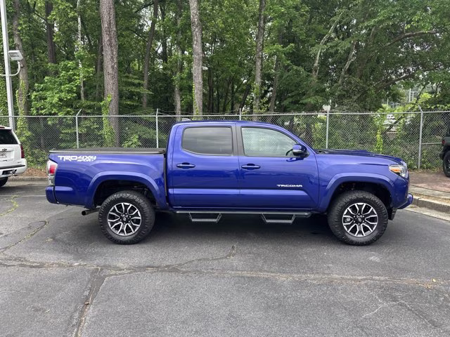 2022 Blue Toyota Tacoma 4WD SR5 Double Cab Long Bed V6 6AT 4WD 4X4 Truck