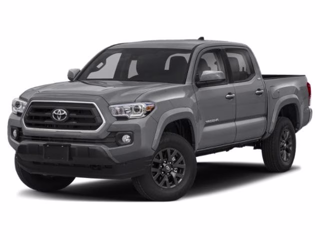 2022 Blue Toyota Tacoma 4WD SR5 Double Cab Long Bed V6 6AT 4WD 4X4 Truck