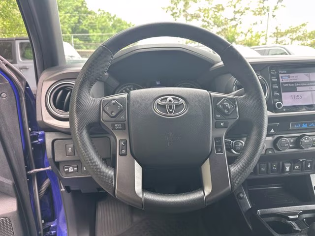 2022 Blue Toyota Tacoma 4WD SR5 Double Cab Long Bed V6 6AT 4WD 4X4 Truck