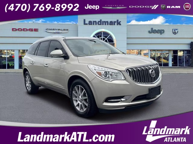 2016 Sparkling Silver Metallic Buick Enclave Leather FWD SUV