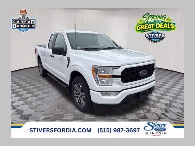 2022 Oxford White Ford F-150 XL 4X4 Truck