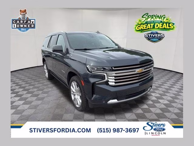 2022 Evergreen Gray Metallic Chevrolet Tahoe High Country 4X4 SUV