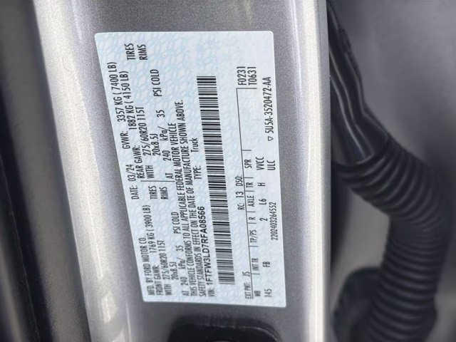 2024 Silver Metallic Ford F-150 XLT 4X4 Truck